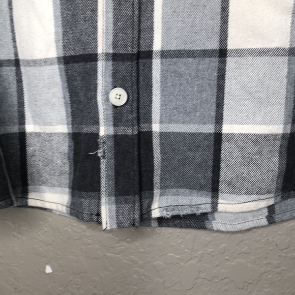 ZARA PLAID OVERSHIRT gray/white - Picture 10 of 13